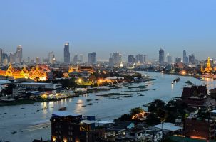 Một thoáng trên dòng sông Chao Phraya Của Thái Lan