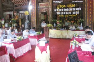 Tọa đàm “Giá trị lịch sử văn hóa chùa Vĩnh Nghiêm trong lịch sử dân tộc”