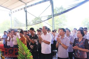 Lễ phạt mộc xây dựng Khu văn hoá tâm linh Tây Yên Tử