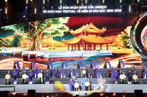 Tổng duyệt chương trình Lễ đón nhận Bằng của UNESCO và khai mạc Festival “Về miền di sản Bắc Ninh - 2026”