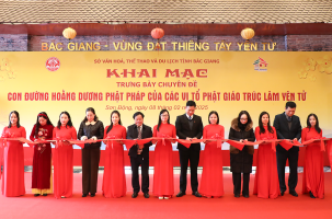Khai mạc trưng bày chuyên đề “Con đường Hoằng dương Phật pháp của các vị tổ Phật giáo Trúc Lâm Yên Tử”