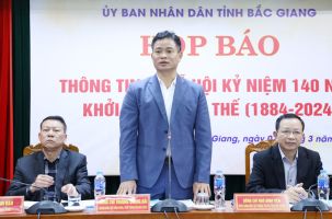 Họp báo về Lễ hội kỷ niệm 140 năm Khởi nghĩa Yên Thế