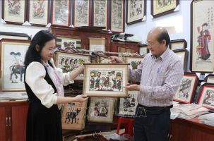 Hành trình đưa tranh dân gian Đông Hồ vươn ra thế giới