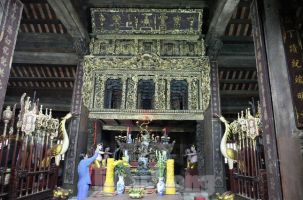 Độc đáo bảo vật quốc gia Cửa võng tại đình làng Thổ Hà ở Bắc Giang