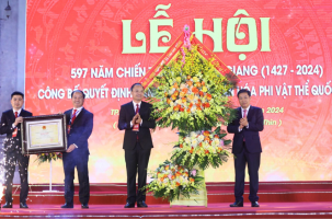 Kỷ niệm 597 năm Chiến thắng Xương Giang: Công bố lễ hội Xương Giang là di sản văn hóa phi vật thể quốc gia