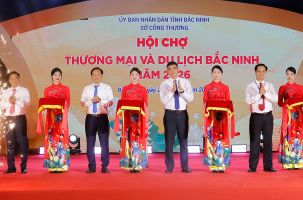Khai mạc Hội chợ Thương mại và Du lịch Bắc Ninh năm 2026