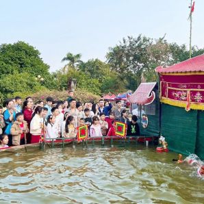 Quảng bá du lịch, trình diễn múa rối nước Đồng Ngư tại lễ hội Xuân