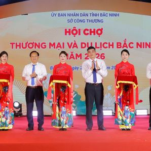 Khai mạc Hội chợ Thương mại và Du lịch Bắc Ninh năm 2026