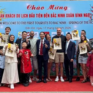 Đón đoàn khách du lịch đầu tiên đến Bắc Ninh Xuân Bính Ngọ- 2026