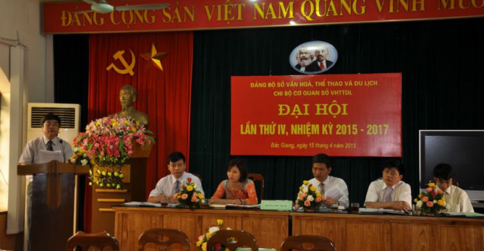 Đại hội Chi bộ Cơ quan Sở VHTTDL, nhiệm kỳ 2015-2017