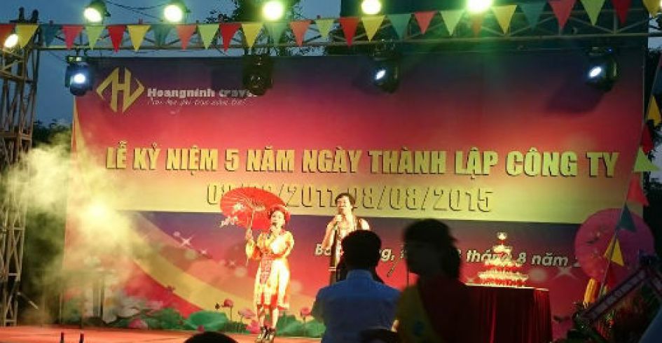 Công ty Thương mại - Du lịch Hoàng Ninh tổ chức Lễ Kỷ niệm 5 năm ngày thành lập công ty