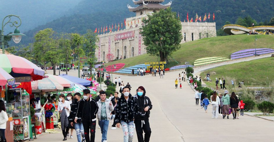 Khu du lịch tâm linh sinh thái Tây Yên Tử đón 65 ngìn lượt du khách