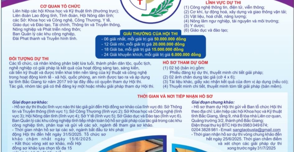 Đẩy mạnh hoạt động tuyên truyền Hội thi sáng tạo kỹ thuật tỉnh Bắc Giang lần thứ 11