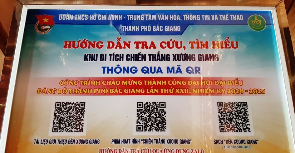 Phát huy giá trị di tích thông qua lắp đặt mã quét QR tại di tích 