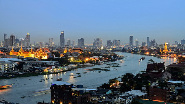 Một thoáng trên dòng sông Chao Phraya Của Thái Lan