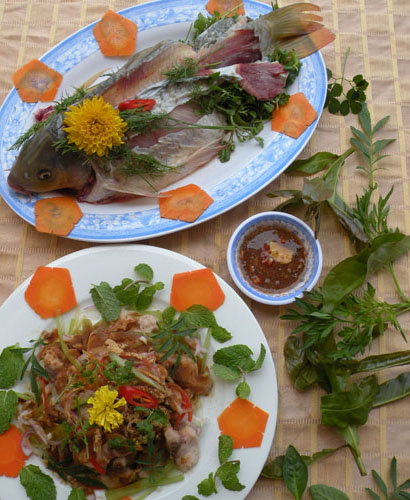 Gỏi cá chép Nội Hoàng- Đặc sản một vùng quê