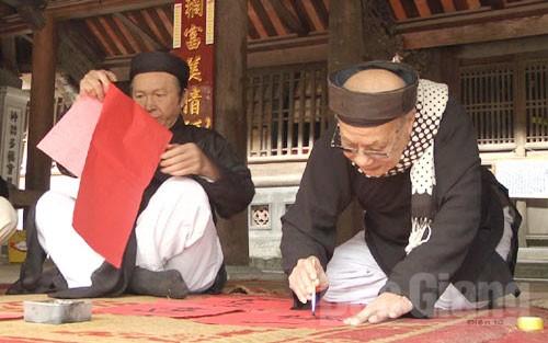 thư pháp Thổ Hà, xã Vân Hà, huyện Việt Yên, cho chữ, xin chữ, ông đồ thư pháp Thổ Hà, xã Vân Hà, huyện Việt Yên, cho chữ, xin chữ, ông đồ