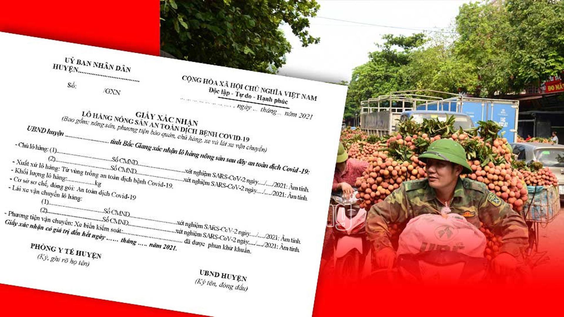 Vải thiều Bắc Giang, Covid - 19