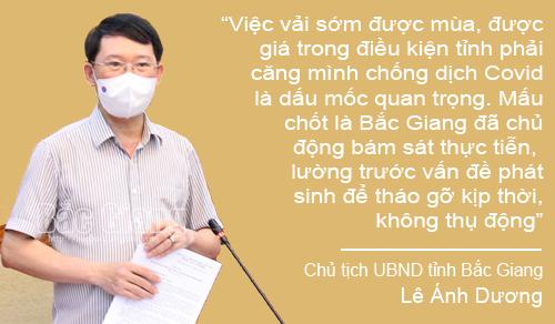 Vải thiều Bắc Giang, Covid - 19