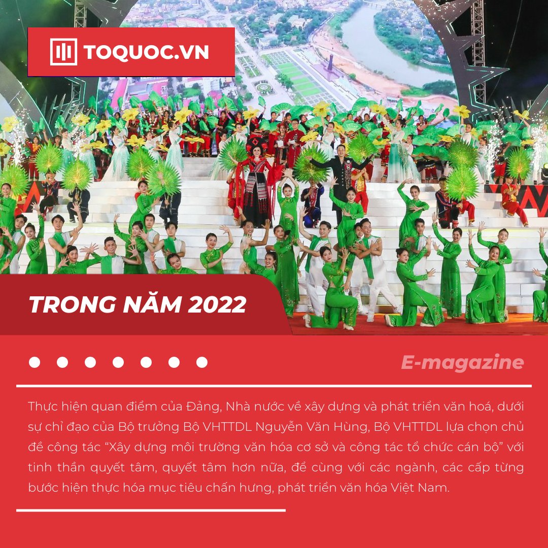 Những gam màu nổi bật của ngành văn hóa, thể thao và du lịch